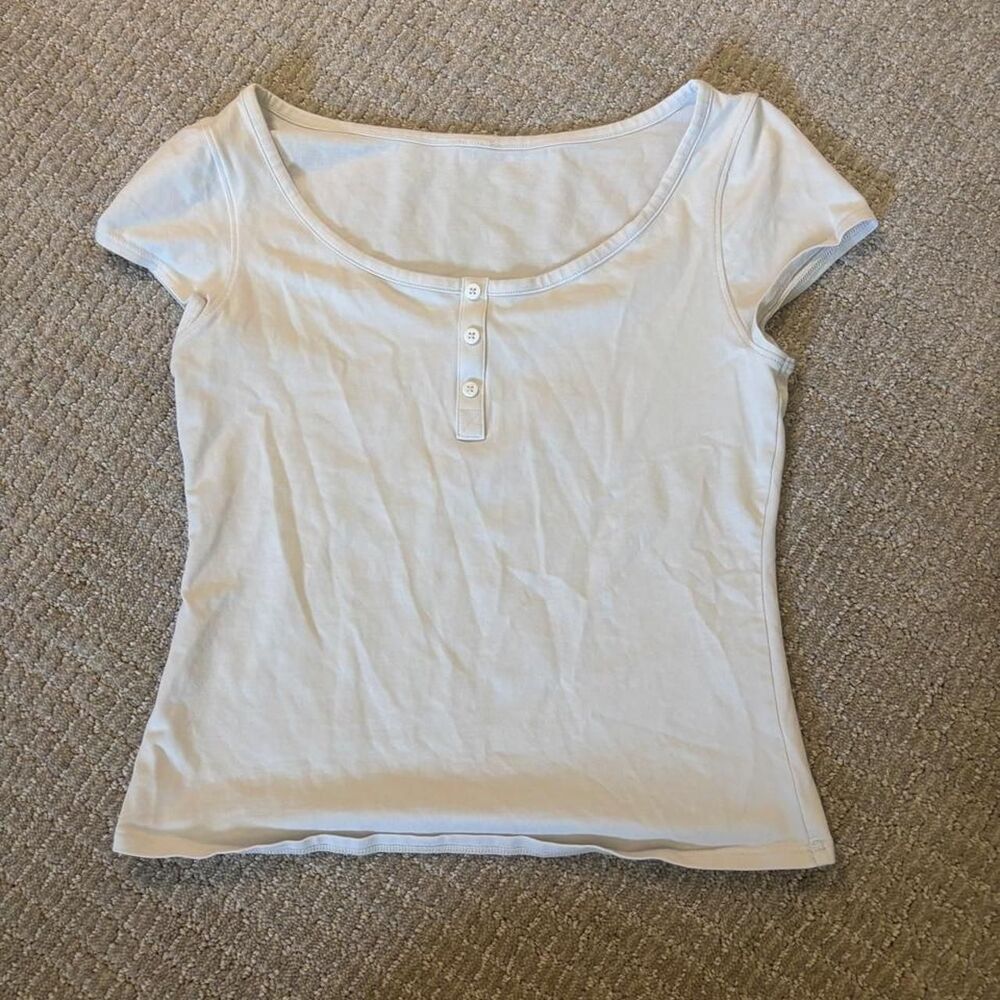 Lululemon Women's White Crop-top